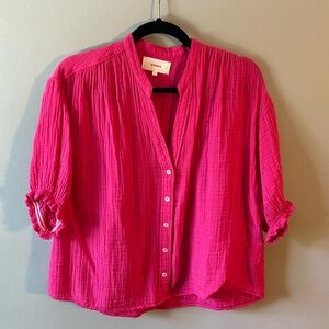 Xirena top. Hot pink. S